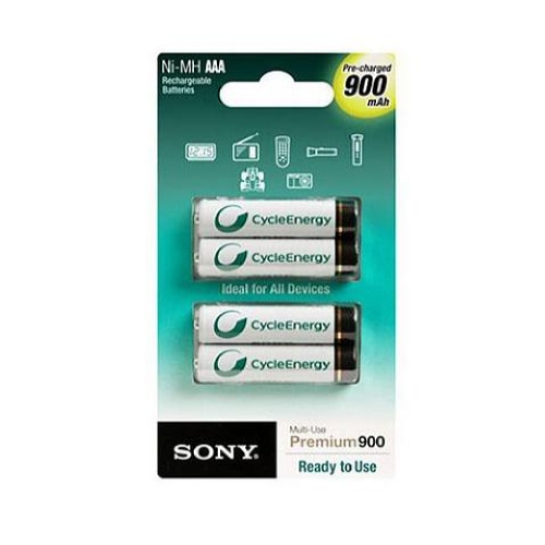 Sony NI-MH, AAA, 900 mAh Rechargeable battery Nickel-Metal Hydride (NiMH)