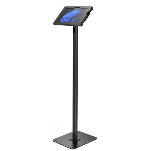Compulocks Surface GO 1-4 Gen, Apex Enclosure Swift Floor Stand - Black