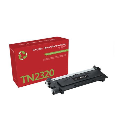 Everyday Remanufactured Toner replaces Brother TN2320, High Capacity