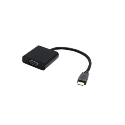 AddOn Networks H4F02UT#ABA-AO video cable adapter 0.2 m HDMI VGA (D-Sub) Black