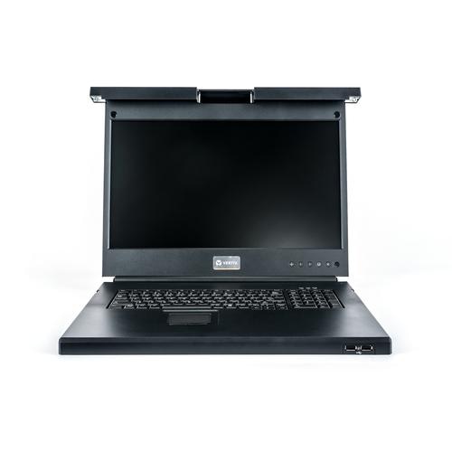 Vertiv Avocent LRA185KMM-204 rack console 48.3 cm (19) 1366 x 768 pixels Plastic, Steel Black 1U