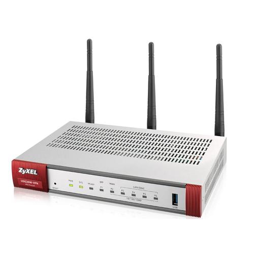 Zyxel USG20W-VPN-EU0101F wireless router Gigabit Ethernet Dual-band (2.4 GHz / 5 GHz) 4G Grey, Red