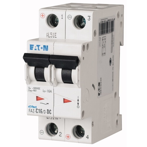 Eaton FAZ-C3/2-DC circuit breaker Miniature circuit breaker Type C