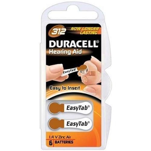 Duracell DA312 household battery Single-use battery Zinc-Air