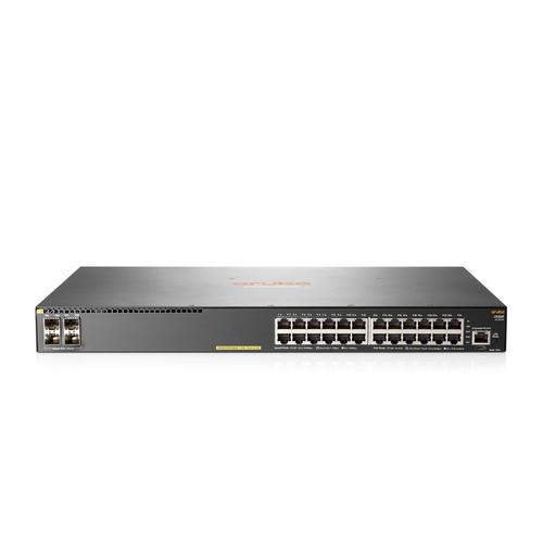Hewlett Packard Enterprise Aruba 2930F 24G PoE+ 4SFP+ TAA Managed L3 Gigabit Ethernet (10/100/1000) Power over Ethernet (PoE) 1U Grey