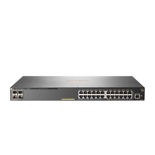 Hewlett Packard Enterprise Aruba 2930F 24G PoE+ 4SFP+ Managed L3 Gigabit Ethernet (10/100/1000) Power over Ethernet (PoE) 1U Grey