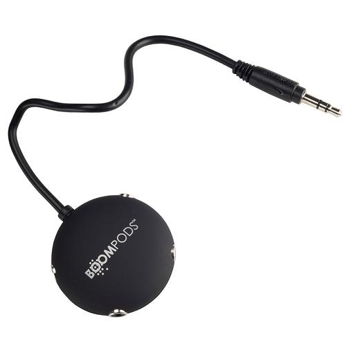 Boompods MPBLK audio splitter Black