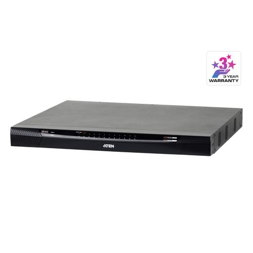 ATEN KN2124VA KVM switch Rack mounting Black, Grey