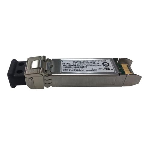 Hewlett Packard Enterprise X130 10G SFP+ LC LH80 tunable network transceiver module Fiber optic 10000 Mbit/s SFP+