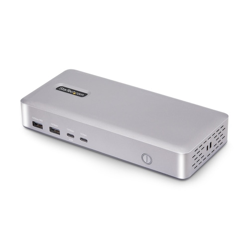 StarTech.com USB4 Docking Station, USB-C 40Gbps, Dual Video HDMI, Up to 2x 4K 60Hz 4:4:4 (RGB) or 2x 4K 120Hz 4:2:2, Multi-Monitor Dock, 6x USB, 2.5GbE, 100W PD