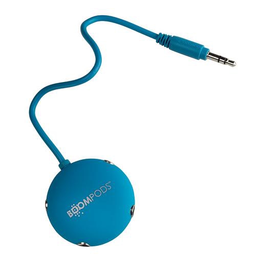 Boompods MPBLU audio splitter Blue