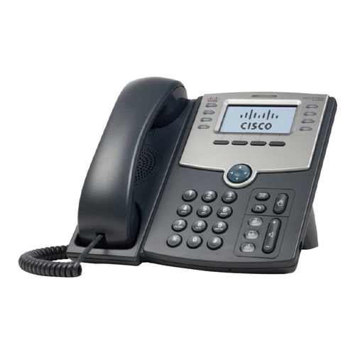 Cisco SPA508G, Refurbished IP phone Black 8 lines LCD