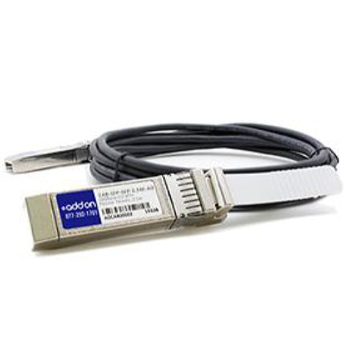 AddOn Networks CAB-SFP-SFP-2.5M-AO networking cable Black