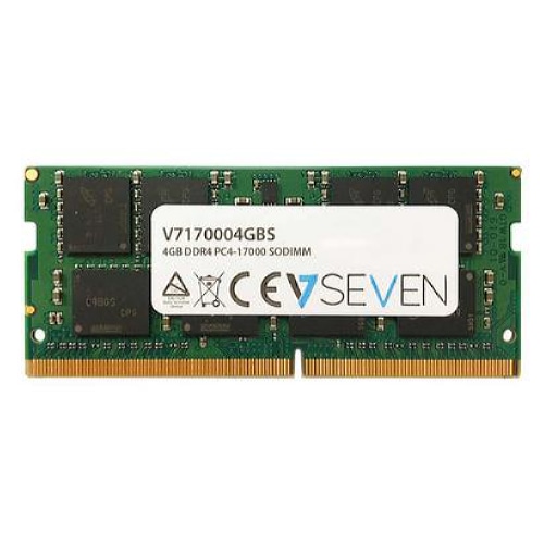 V7 4GB DDR4 PC4-17000 - 2133Mhz SO DIMM Notebook Memory Module - V7170004GBS