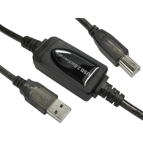 Cables Direct USB2-PREXT10M USB cable USB 2.0 10 m USB A USB B Black