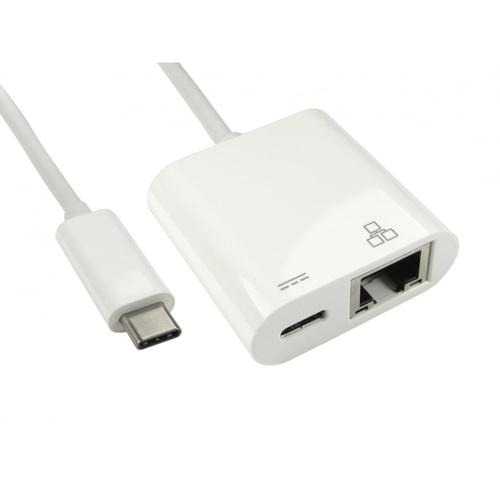 Cables Direct USB3C-ETHGIG-WPD USB 3.2 Gen 1 (3.1 Gen 1) Type-C 5000 Mbit/s White