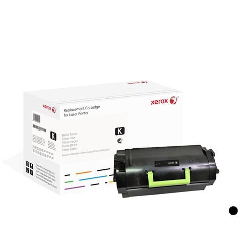 Xerox Black toner cartridge. Equivalent to Lexmark 52D2H00. Compatible with Lexmark MS710, MS711, MS810, MS811, MS812