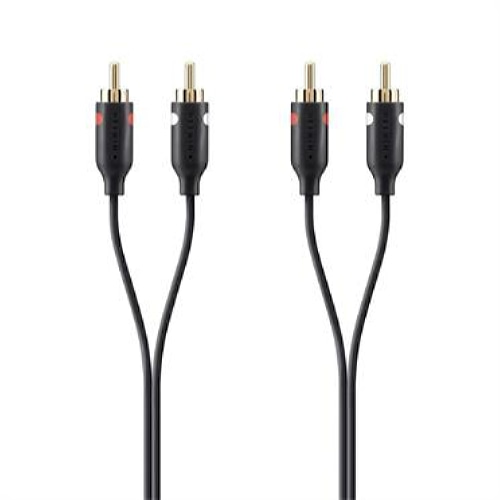Belkin F3Y098BT2M audio cable 2 m 2 x RCA Black