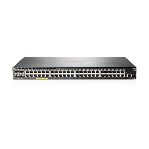 Hewlett Packard Enterprise Aruba 2540 48G PoE+ 4SFP+ Managed L2 Gigabit Ethernet (10/100/1000) Power over Ethernet (PoE) 1U Grey