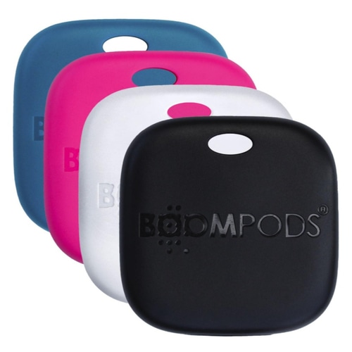 Boompods TAGRE4 GPS tracker/finder Universal Assorted colours, Black, Blue, Pink, White