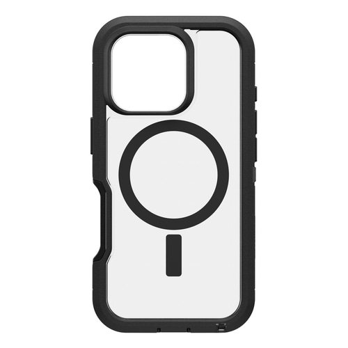 OtterBox Defender Series XT Clear for MagSafe for iPhone 16 Pro, Dark Side