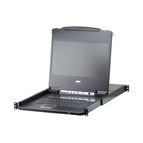 ATEN 8-Port 17.3 DVI Full HD LCD KVM Switch (USB)