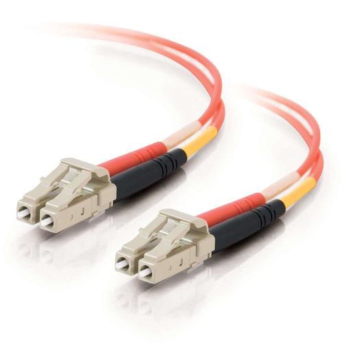 C2G 2m LC/LC LSZH Duplex 50/125 Multimode Fibre Patch Cable fibre optic cable Orange