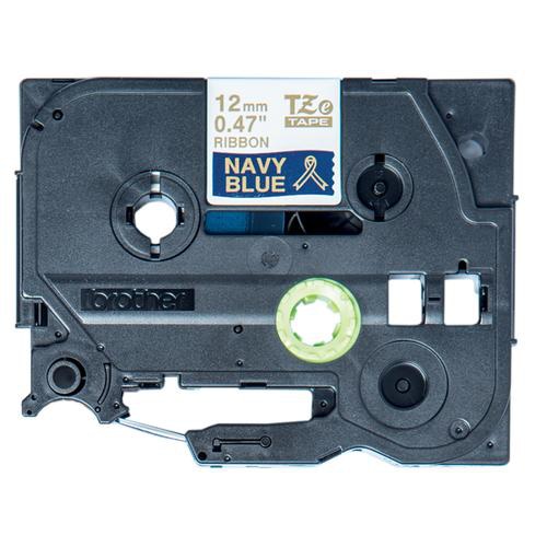 Brother TZE-RN34 label-making tape Gold on navy