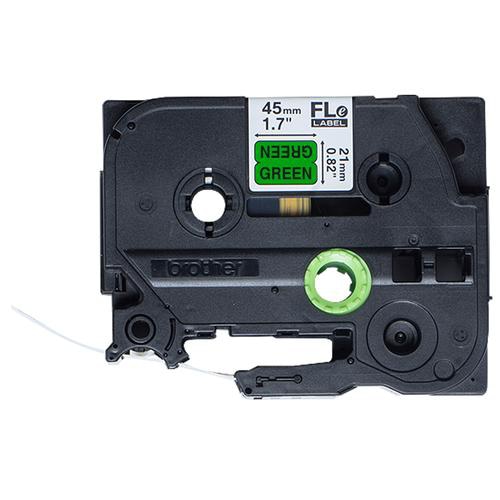 Brother FLe-7511 label-making tape Black on green
