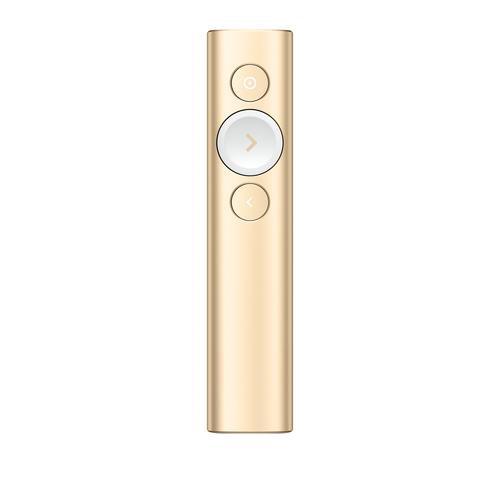 Logitech Spotlight wireless presenter Bluetooth/RF Gold