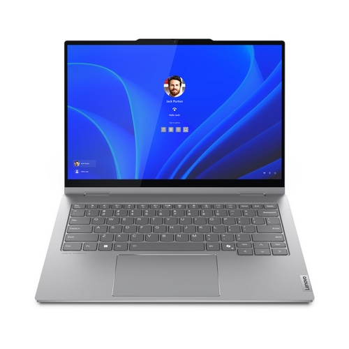 Lenovo ThinkBook 14 Intel Core Ultra 5 125U Hybrid (2-in-1) 35.6 cm (14) Touchscreen WUXGA 16 GB DDR5-SDRAM 256 GB SSD Wi-Fi 6E (802.11ax) Windows 11 Pro Grey