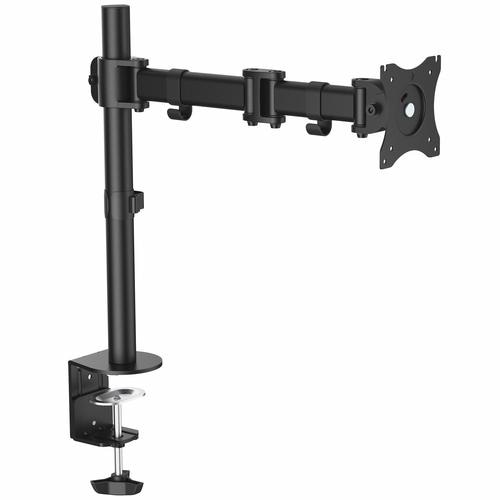 StarTech.com Desk Mount Monitor Arm for up to 34 (8 kg) VESA Compatible Displays - Articulating Pole Mount Single Monitor Arm - Ergonomic Height Adjustable Monitor Mount - Desk Clamp/Grommet