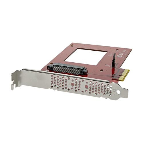 StarTech.com U.2 to PCIe Adapter for 2.5 U.2 NVMe SSD - SFF-8639 - x4 PCI Express 4.0