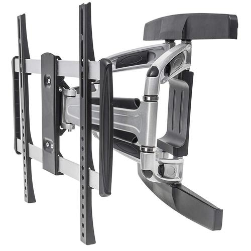 Manhattan TV & Monitor Mount, Wall, Full Motion, 1 screen, Screen Sizes: 32-55, Black, VESA 100x100 to 400x400mm, Max 50kg, LFD, Tilt & Swivel with 3 Pivots, Lifetime Warranty