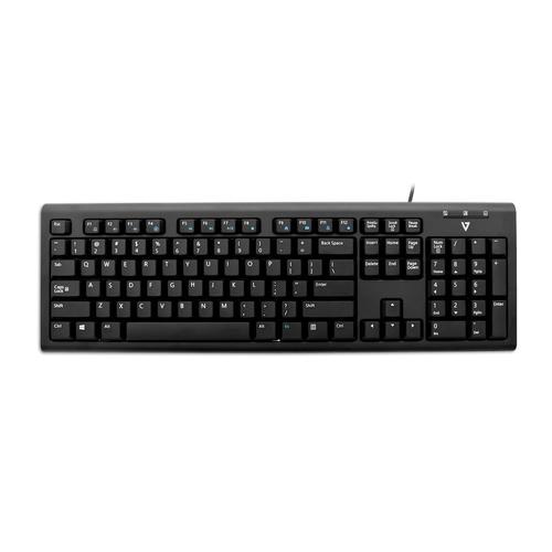 V7 USB/PS2 Wired Keyboard  US