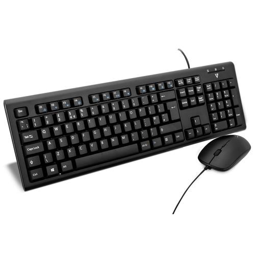 V7 Wired Keyboard and Mouse Combo  UK