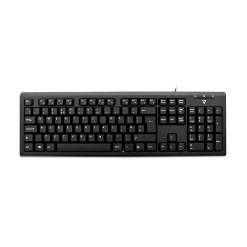 V7 USB/PS2 Wired Keyboard  UK