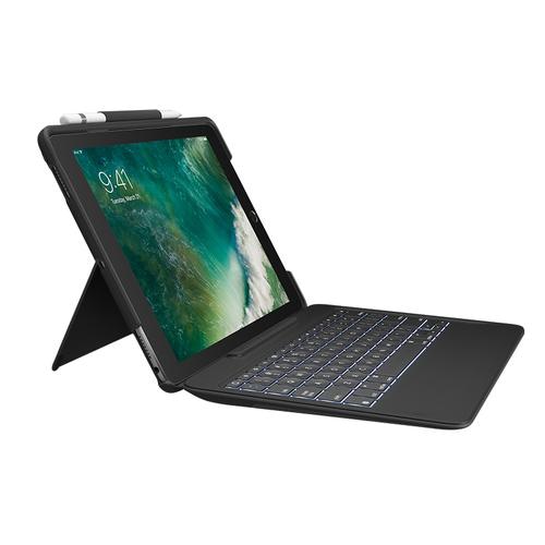 Logitech SLIM COMBO Black Smart Connector Nordic