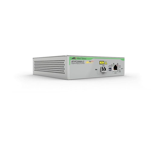 Allied Telesis AT-PC2000/LC-60 network media converter 1000 Mbit/s 850 nm Grey