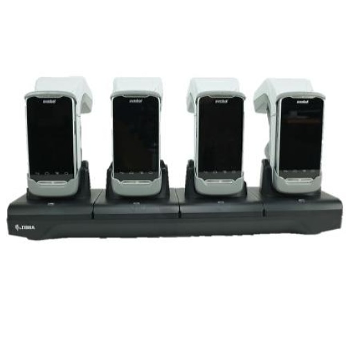 Zebra CRD4S-RFD8500-1R charging station organizer Freestanding Black