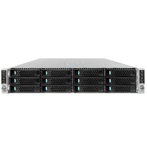 Intel H2312XXLR3 computer case Rack Black, Silver 2130 W
