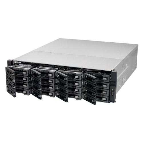 QNAP TS-EC1680U R2 NAS Rack (3U) Ethernet LAN Aluminium, Black E3-1246V3