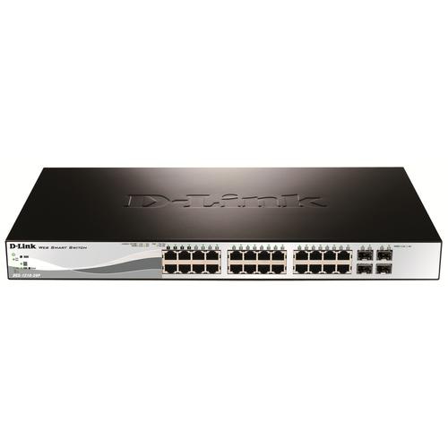 D-Link DGS-1210-28P network switch Managed L2 Power over Ethernet (PoE) 1U