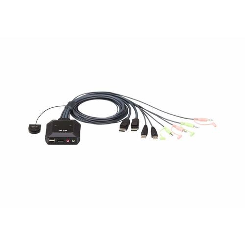 ATEN CS22DP KVM switch Black