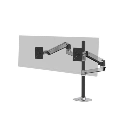 Ergotron LX Series LX Dual Stacking Arm Tall Pole 101.6 cm (40) Aluminium Desk