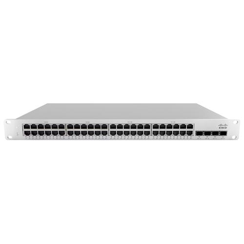Cisco Meraki MS210-48FP Managed L2 Gigabit Ethernet (10/100/1000) Power over Ethernet (PoE) 1U Grey