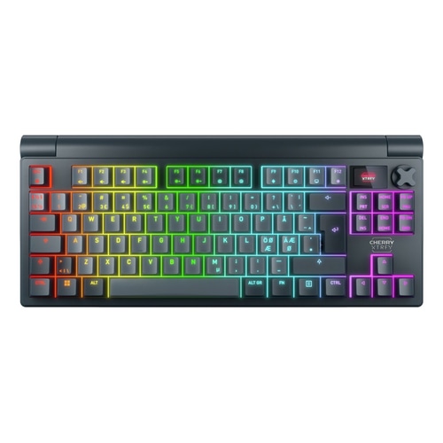 CHERRY XTRFY MX 8.3 TKL Wireless keyboard Gaming USB + RF Wireless + Bluetooth QWERTY Nordic Grey