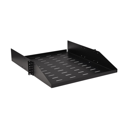 Tripp Lite SRSHELF2PUNIV SmartRack Universal-Mount Steel Rack Shelf - 2U, Vented, 21.7 in. Deep, Holds up to 100 lb. (45 kg)