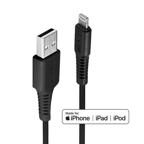 Lindy 1m USB to Lightning Cable black
