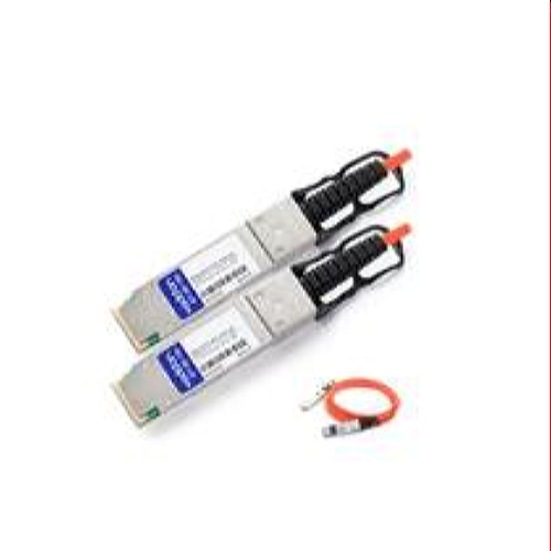AddOn Networks PAN-QSFP-AOC-10M-AO Serial Attached SCSI (SAS) cable 40000 Gbit/s Stainless steel, Black